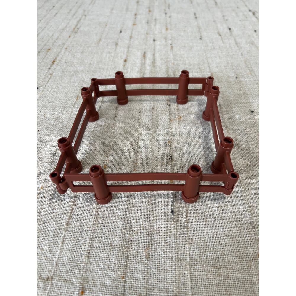 LEGO Brown Farm Ranch Fence Replacement Parts lot of 4